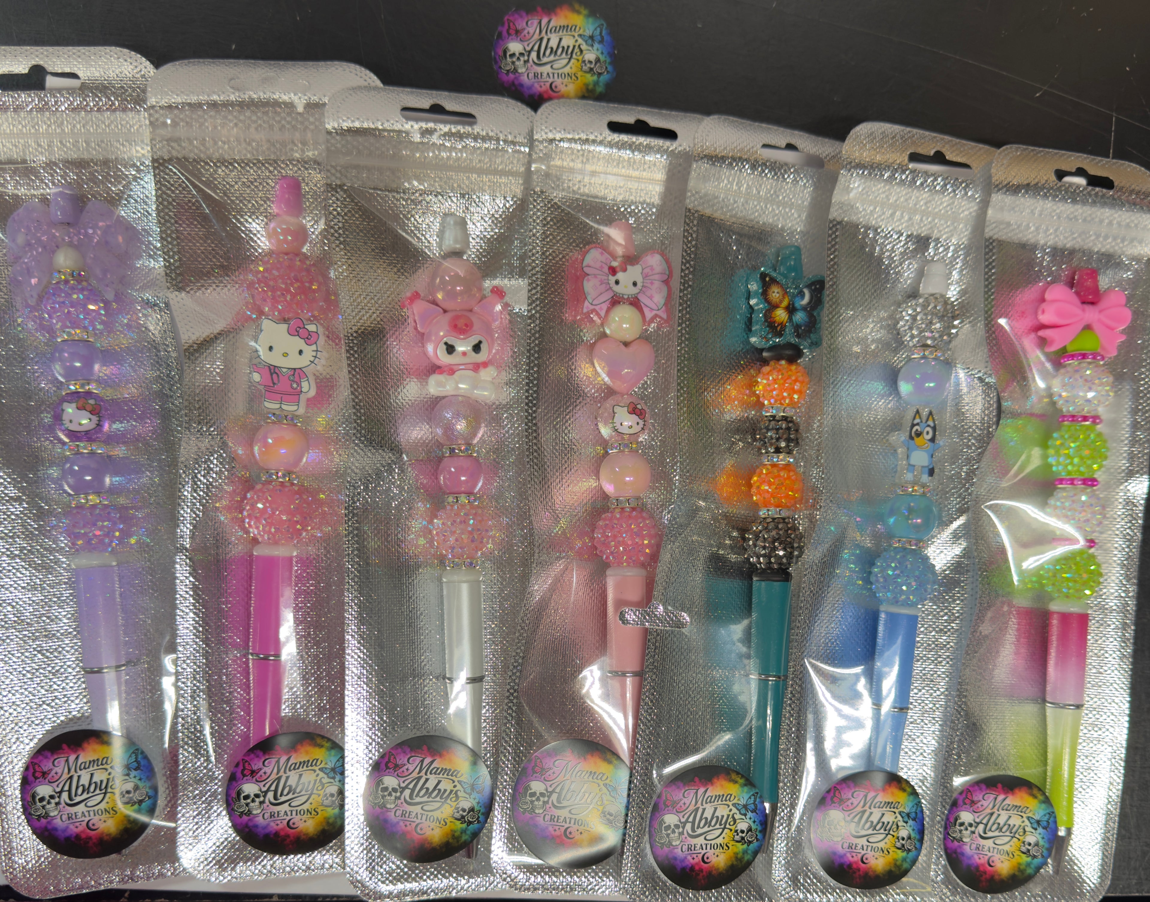 Beaded Pens | Handmade | Extended | Custom