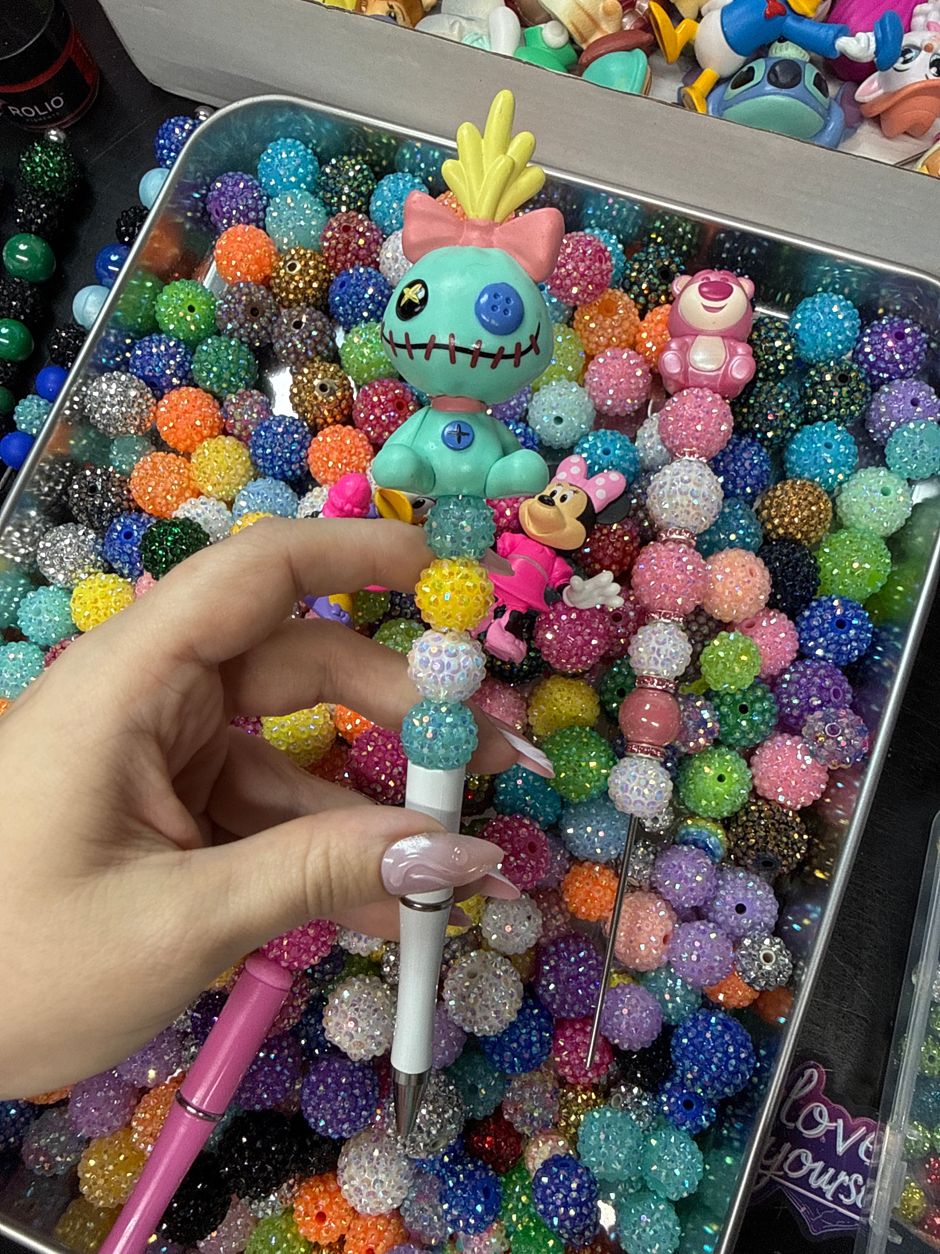 Fancy Beaded Pen Normal Size